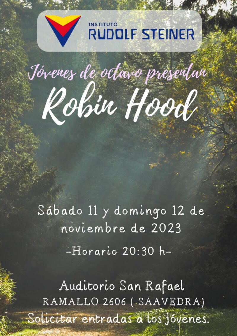 Obra Teatral De 8vo: Robin Hood - Asociación Educadora Argentina Rudolf ...